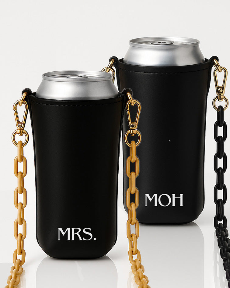 Bachelorette Chain Strap Koozie Purse