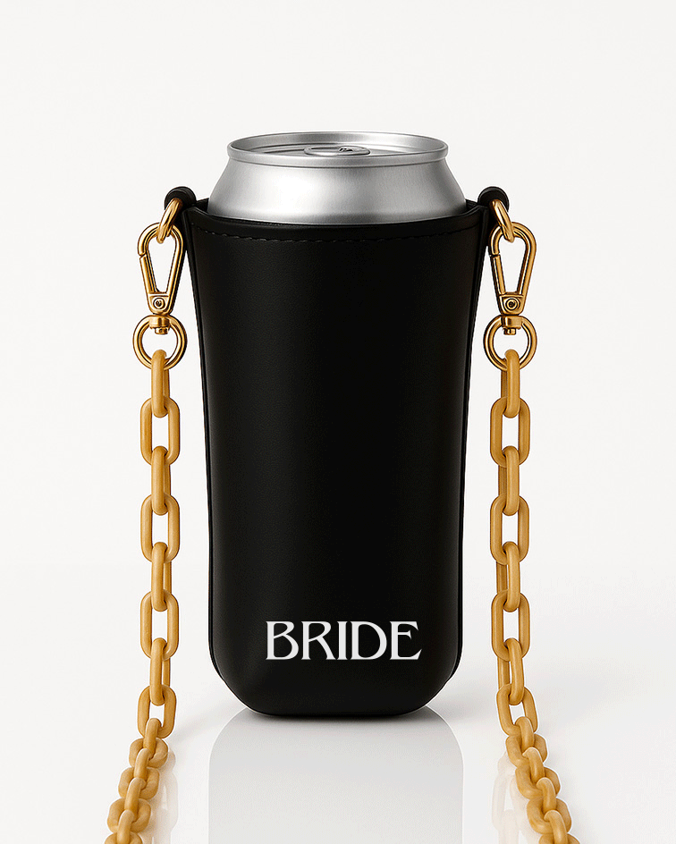 Bachelorette Chain Strap Koozie Purse